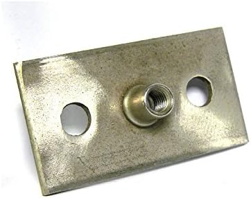 Rectangular Base Plate (M10) for 1205 Series pipe clips T304 Stainless Steel