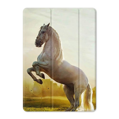 Lightweight Smart Auto Wake/Sleep Tablet Unique Flexible Scratch-proof Full-body Case Folding Stand Cover For 2017 iPad Pro 10.5 Inch (A1701/A1709)