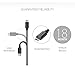 Reversible Micro to USB Cable, BlitzWolf 6ft Double Sided Charger and Data Cable for Android Phone Samsung Galaxy S6 Edge Plus, Note 4 5 Edge, HTC M9, Xperia Z3 Z2, Moto X (Black)