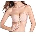 TinyWalnut Women's Strapless Self Adhesive Bra Push Up Invisible Backless Wing Shape with Drawstring