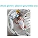 Baby Monitor Shelf with Adjustable Angles | Camera Wall Mount for Better Crib View | Compatible with Infant Optics DXR-8 and Most Baby Monitors | Tools Free Installation (Corner)