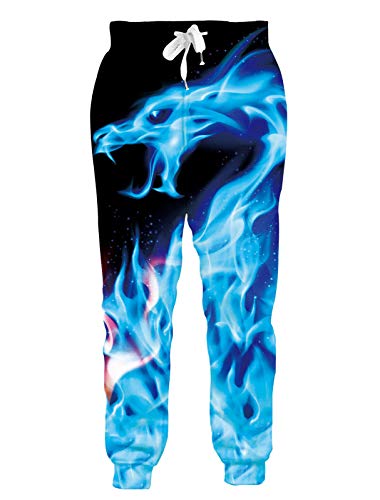 RAISEVERN Men Women Jogger Pants Funny 