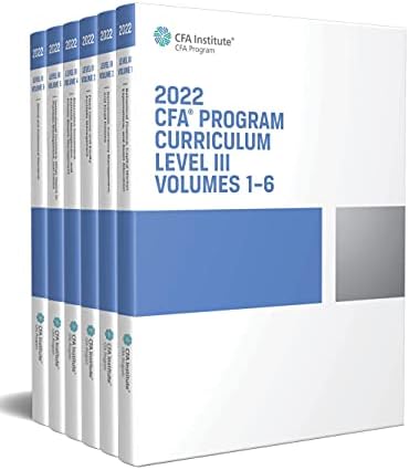 Amazon.com: 2022 CFA Program Curriculum Level I Box Set