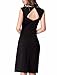 Noctflos Women's Classic Retro Work Bodycon Business Sheath Dress
