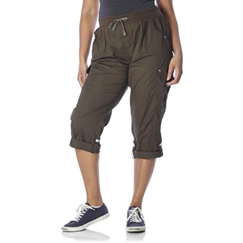 women's plus size elastic waist shorts