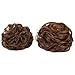 REECHO Thick 2PCS Updo Messy Hair Bun Curly Wavy Ponytail Extensions Hairpieces Hair Scrunchies for Women Girls Color Black Brown