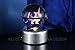 Sela Design. Multiple Designs Pokemon Go inspired Laser K9 crystal Engraved-LED rotating base. Base changes color toy nightlight lamp (Eevee)