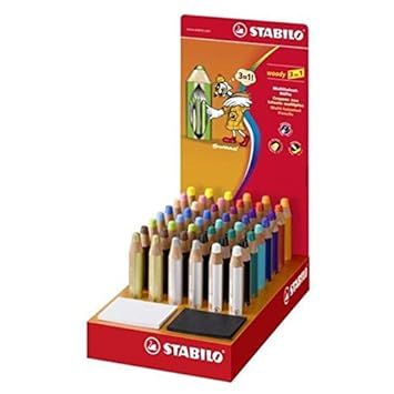 STABILO woody 3 in 1 48er Display - Multitalent-Stift