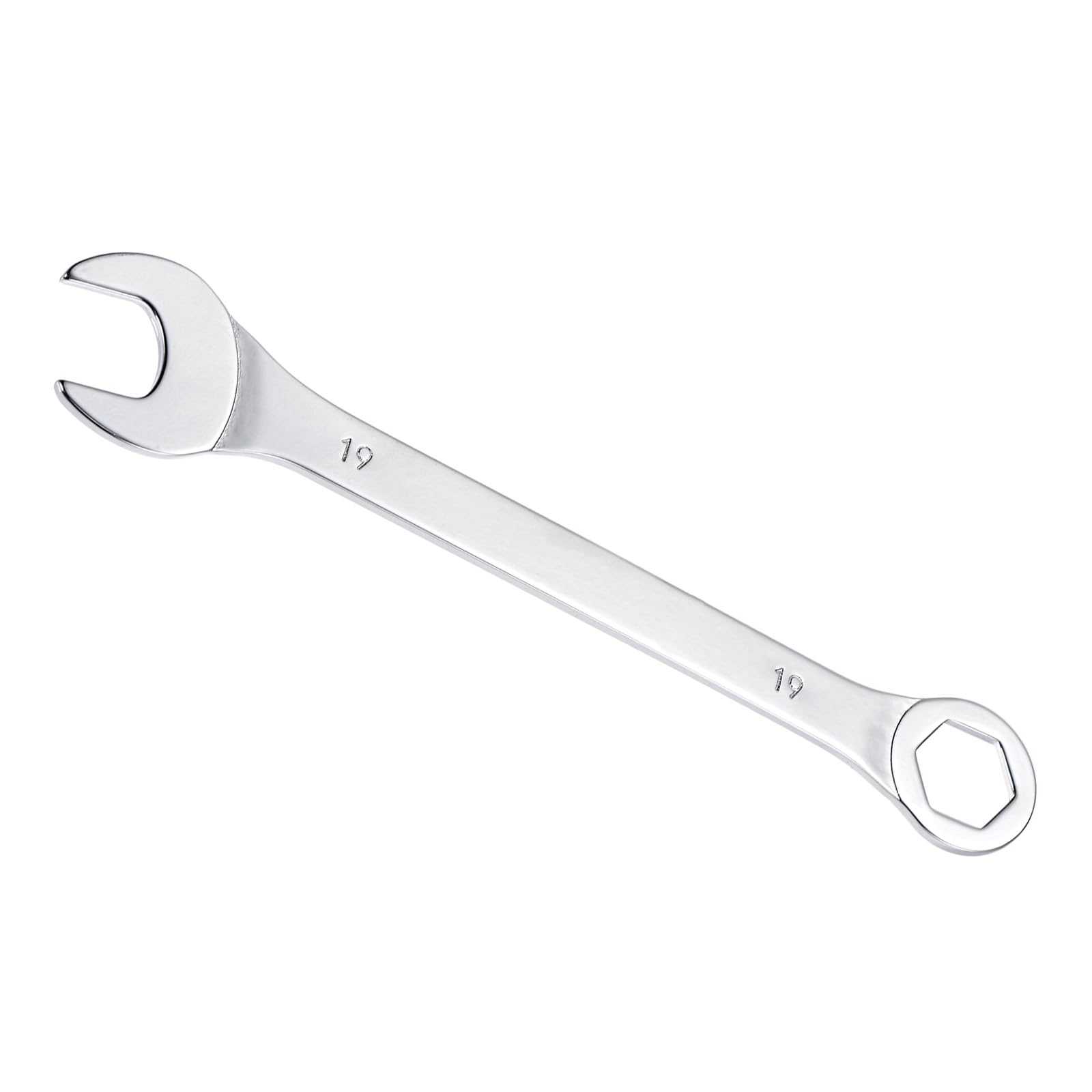 CoCud Combination Wrench, 19mm Metric Box Open End 6-Point Design 15-Degree Offset, Double Ended Box and Open End - (Applications: for Home Repairs)