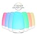InnoGear 150ml Aromatherapy Essential Oil Diffuser Ultrasonic Cool Mist Aroma Room Freshener with 7 Color LED Night Lights and Waterless Auto Shut-Off Function (White)