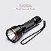 TACKLIFE Cree LED USB Rechargeable Flashlight Portable -1300 Lumens Super Bright Light, 6 Modes, 5000mAh (26650 Battery), IP68 Waterproof, for Camping Hiking Emergency