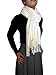 Opulent Luxury Women's Pashmina Cashmere Wrap Scarf Soft Shawl - 80 x 30-Inch - Ivory
