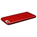 Jisoncase iPhone 7 Plus Case Genuine Leather Hard Back Case Slim Fit Protective Cover Snap on Case for iPhone 7 Plus [Red]-JS-I7L-03A30