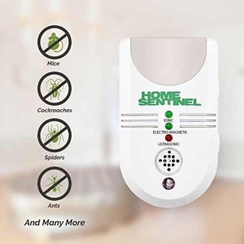 Home Sentinel Indoor Pest Control Repellent, Ultrasonic Electromagnetic Ionizer