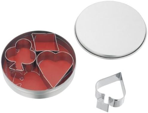 Set Of Playing Card Cookie Cutters