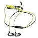 ONSON In-Ear Earbuds Wired Headphones,Remote Control&Microphone Earphone with 3.5MM Jack for iPhone, iPod and iPad, Android Device, Tablet,Mp3 player, CD Player and More,Black+Yellow