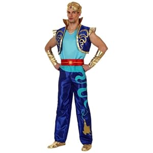 Atosa-10058 Disfraz Genio, Color Azul, M-L (10058)