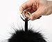 vogueearth Real Large Fur Ball Pompoms Mobile Strap Keychain Bag Purse Charm