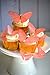 Sugar Robot Inc. Edible Butterflies Assorted Size Premium Crafted Made in the USA - Cake and Cupcake Toppers, Decorations (Coral)