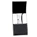 MaxGear PU Leather Business Card Holder Name Card Case Credit Card Holder Magnetic Shut Double side open Card Case Professional Business Card Holder for both men and women, Black