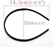 PEPPERLONELY Brand 12PC Plastic Teeth Headbands For Girls 8mm