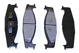 Prime Choice Auto Parts SMK632 New Front Semi Metallic Brake Pad Set