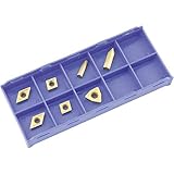 Grizzly Industrial T23905 - K20 TiN Insert Set (7) for T10294 - Cast Iron