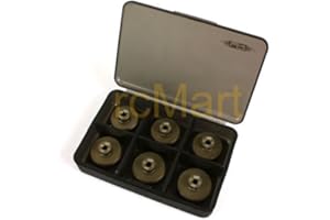 Yeah Racing Pinion Gear Super Hard Combo set (48P 33T-38T) 6pcs #MG-48033-038