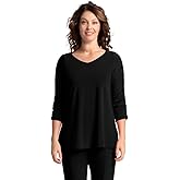 Sympli Revelry Top with Rusched 3/4 Sleeve Style 22341-2