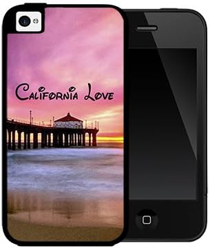California Amour Avec Scène De Plage Et Rose Ciel Coucher De