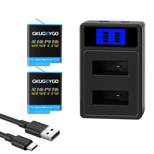 GoPro Rechargeable Battery Charger Kit Hero 8/7/6/5