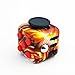 Ratoop Fidget Cube Relieves Stress and Anxiety Attention Toy for Work, Class, Home (Flames)