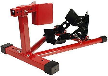 Dragway Tools Motorcycle Front Wheel Chock Self Locking Adjusting Stand Automotive Amazon Com Au