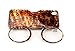 SOOLALA Women Men Go Everywhere SOS Pince Nez Style Nose Resting Pinching Portable Wallet Reading Glasses, BlackLeopard, +2.0x