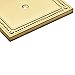 Franklin Brass W35065-BB-C Classic Beaded Double Decorator Wall Plate/Switch Plate/Cover, Brushed Brass