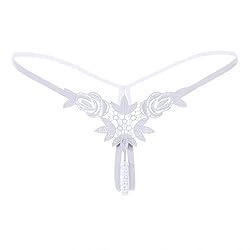 AkovichFarh Women Pearl Lace Bowknot Beads Lace