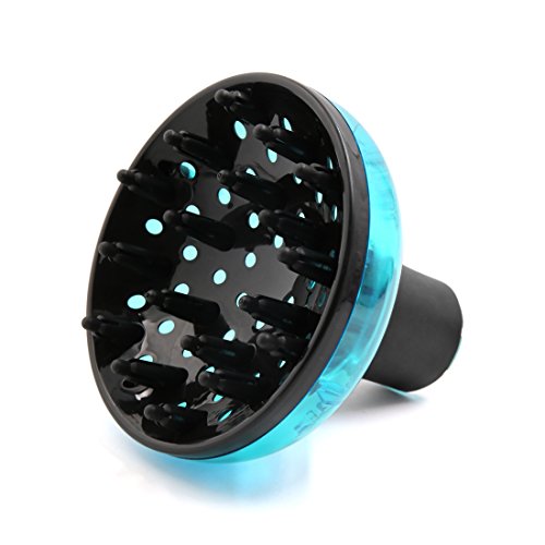 uxcell Blue Professional Salon Hair Styling Curl Dryer Diffuser Gale Wind Mouth Cover