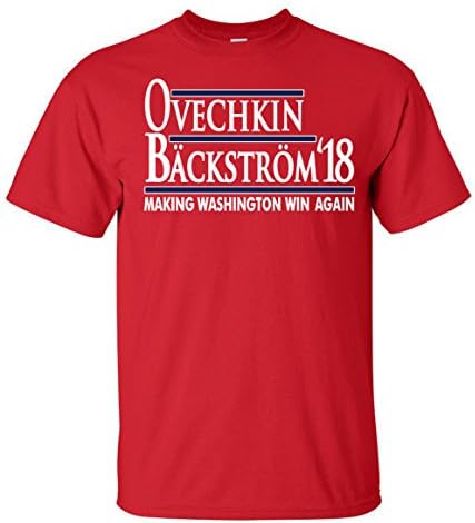 WB SHIRTS RED Washington Ovechkin Bäckström 18" T-Shirt Adult