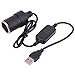 Yeworth 1m/3ft 5V USB C Male to 12V Car Cigarette Lighter Socket Female Converter Adapter Cable Cord for Car Dash Cam, GPS