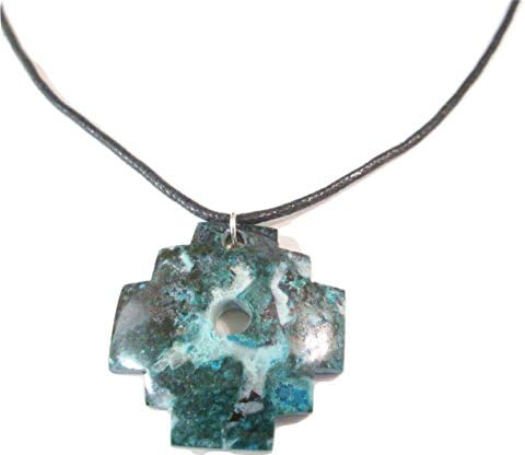 Georgeous Chrysocolla w/ Quartz Occurrence Semiprecious Stone Chakana Crystal Healing from Peru