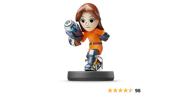 Amazon Com Nintendo Mii Gunner Amiibo Super Smash Bros Series For Wii U Video Games