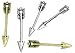 195 PC Silver & Bronze Tone Tibetan Arrow Charm Pendants 29x5mm, Jewelry Making DIY Steampunk