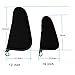 Kylebooker 10'' 13'' Pistol Case Accessories Storage Gun Bag With Carry Case Zipper Pistol Rug without Handles