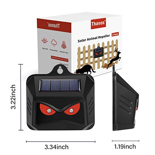 Thanos Nighttime Animal Deterrent Light Solar Powered Nocturnal Animal