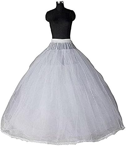 Fishlove Long 8 Layers Hoopless Ball Gown Petticoats Pe5