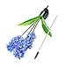 Samgo Outdoor Waterproof Solar Flower Battery Light Hyacinth for Garden, Balcony, Lawn Illumination (Purple)