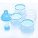 SySrion Non-Spill Baby Milk Powder Dispenser/Storage Container,Blue (2pcs)