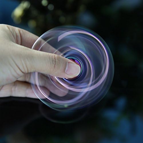 ELECSUM Rainbow Finger Spinner High Speed Relieve Stress Focus Toys (R)