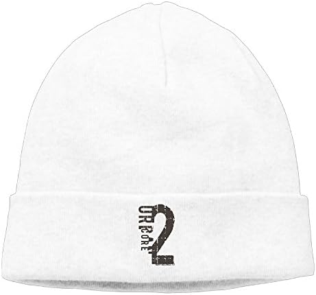 DHilary 2 Warm Knit Beanie Skull Cap Cuff Beanie Hat Winter Hat White