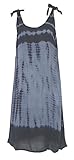 Raya Sun Women's Missy Crinkle Tie Dye Shoulder Dress